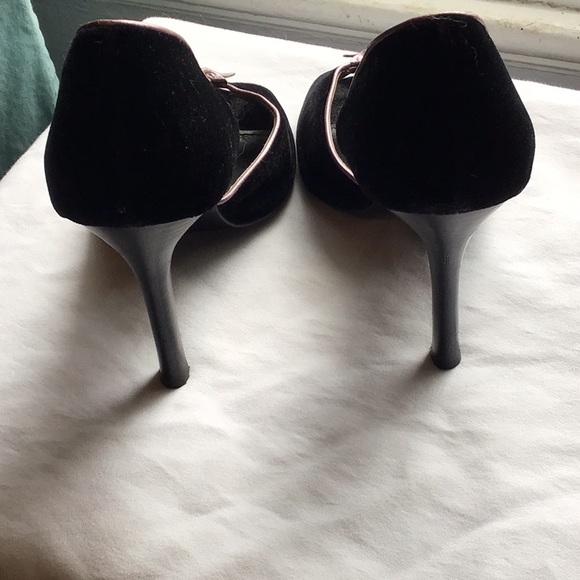 Steve Madden Velvet peep toe heels - Picture 6 of 10